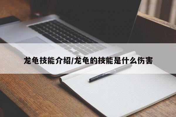 龙龟技能介绍／龙龟的技能是什么伤害