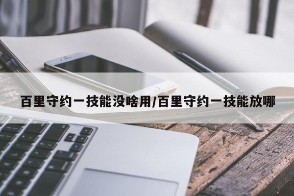 百里守约一技能没啥用／百里守约一技能放哪